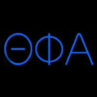 Theta Phi Alpha Neonreclame