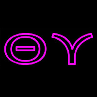 Theta Upsilon Neonreclame