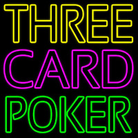 Three Card Poker 2 Neonreclame