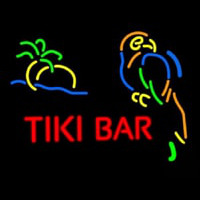 Tiki Bar With Parrot Neonreclame