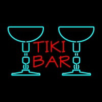 Tiki Bar with Two Martini Glasses Neonreclame