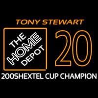 Tony Stewart 20 Nascar Neonreclame