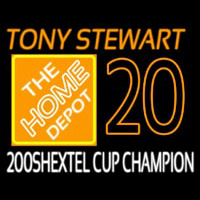 Tony Stewart 20 Nascar Neonreclame