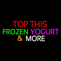 Top This Frozen Yogurt N More Neonreclame