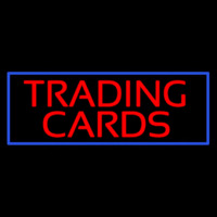 Trading Cards Neonreclame
