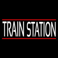 Train Station Neonreclame