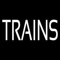 Trains Neonreclame