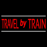 Travel By Train Neonreclame