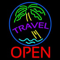 Travel Open Neonreclame