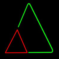 Triangles Neonreclame