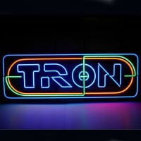 Tron Neonreclame Winkel Open