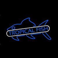 Tropical Fish Blue 1 Neonreclame