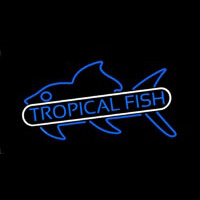 Tropical Fish Blue Neonreclame