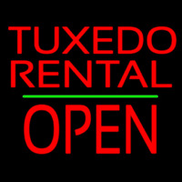 Tu edo Rental Open Green Line Neonreclame