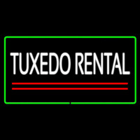 Tu edo Rental Rectangle Green Neonreclame