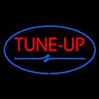 Tune Up Blue Oval Neonreclame