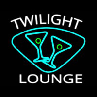 Twilight Lounge With Martini Glasses Real Neon Glass Tube Neonreclame