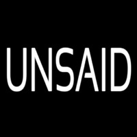 Unsaid Neonreclame