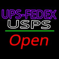 Ups Fede  Usps With Open 2 Neonreclame