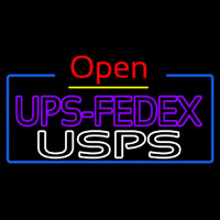 Ups Fede  Usps With Open 4 Neonreclame