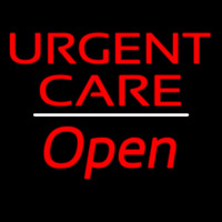 Urgent Care Open White Line Neonreclame