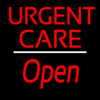 Urgent Care Script1 Open White Line Neonreclame