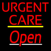 Urgent Care Script2 Open Yellow Line Neonreclame