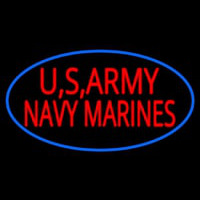 Us Army Navy Marines Neonreclame