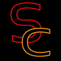 Usc S And C Interlocked Neonreclame