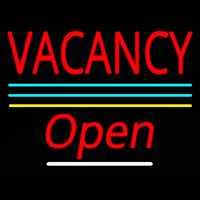 Vacancy Script2 Open Yellow Line Neonreclame