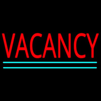 Vacancy With Double Line Neonreclame