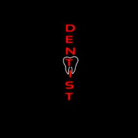 Vertical Dentist Logo Neonreclame