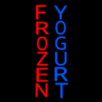 Vertical Frozen Yogurt Neonreclame