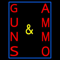 Vertical Guns And Ammo Neonreclame