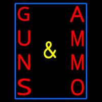 Vertical Guns And Ammo Neonreclame