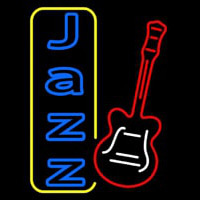 Vertical Jazz With Guitar 1 Neonreclame