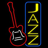 Vertical Jazz With Guitar 2 Neonreclame
