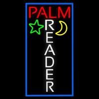 Vertical Palm Reader With Border Neonreclame