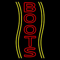 Vertical Red Boots Neonreclame