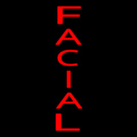 Vertical Red Facial Neonreclame