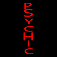 Vertical Red Psychic Neonreclame