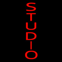 Vertical Red Studio Neonreclame