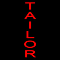 Vertical Red Tailor Neonreclame