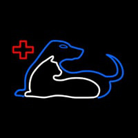 Vet Cat Dog Logo Neonreclame