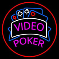 Video Poker 1 Neonreclame