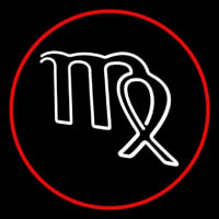 Virgo Red Border Neonreclame