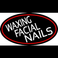 Wa ing Facial Nails Neonreclame
