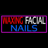 Wa ing Facial Nails Neonreclame