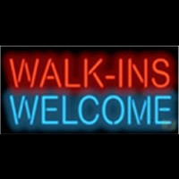 Walk Ins Welcome Barber S Neonreclame