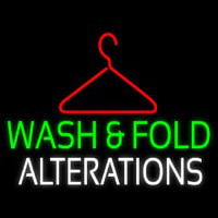 Wash And Fold Alterations Neonreclame